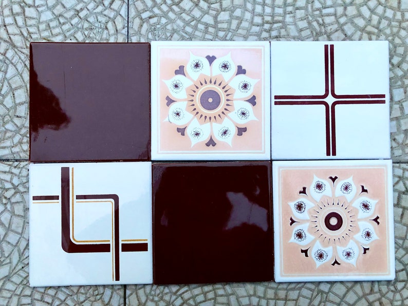 6 Spanish vintage tiles from the 60s - 70s, photo 3 of 10