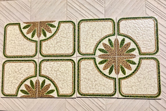 Backsplash vintage tiles – 8 pc