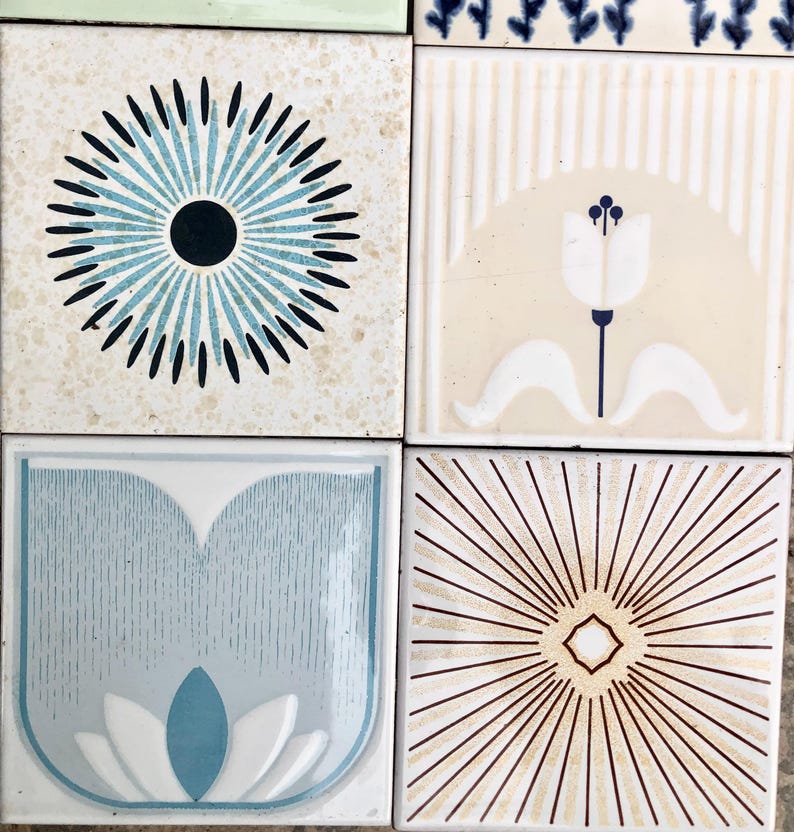 Vintage tiles from Spain – 16 pc mural, photo 8 of 10