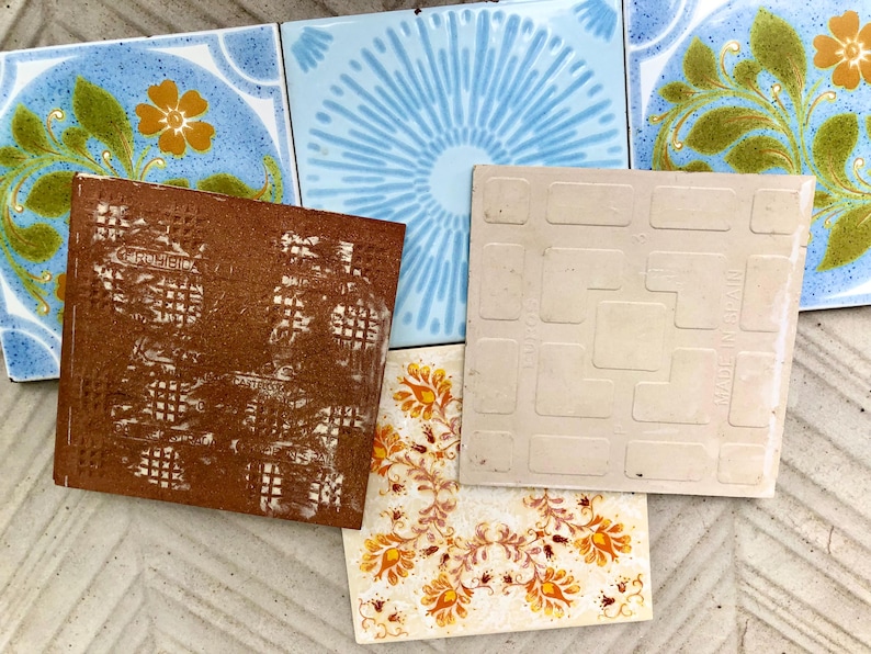 6 original retro tiles from Spain, photo 8 of 10