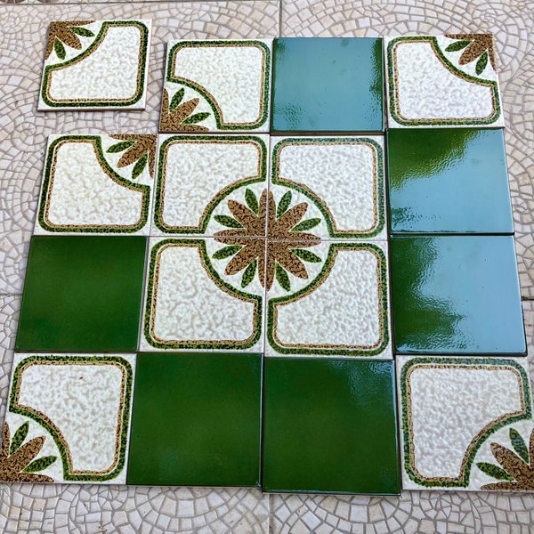 70s Vintage Spanish Tiles Etsy
