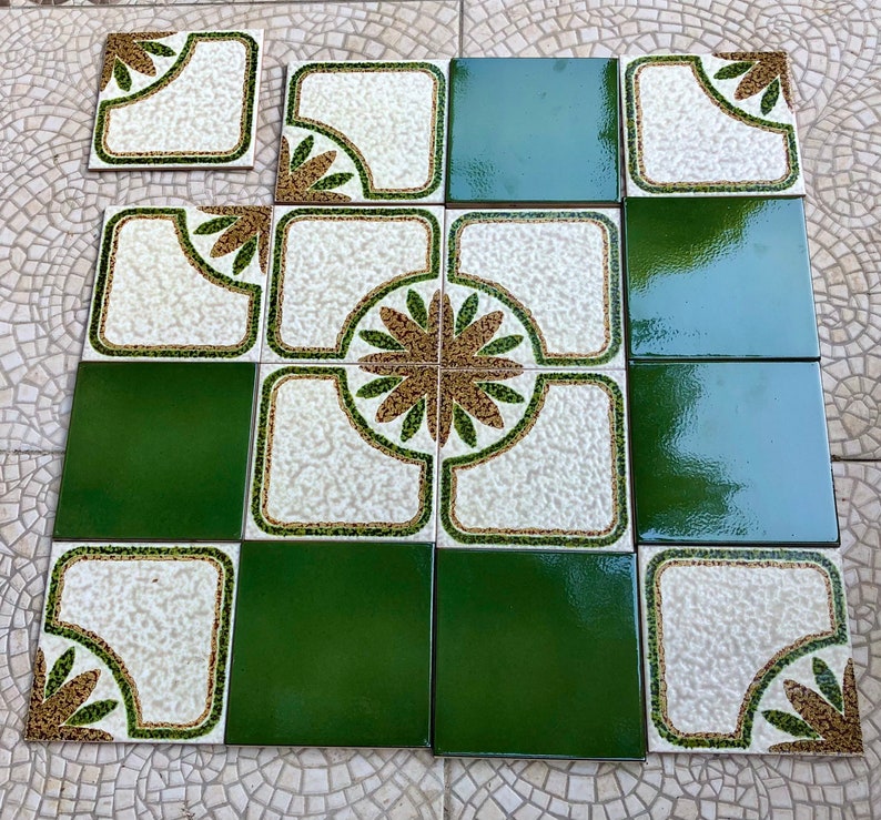 Backsplash vintage tiles – 16 pc, photo 1 of 10