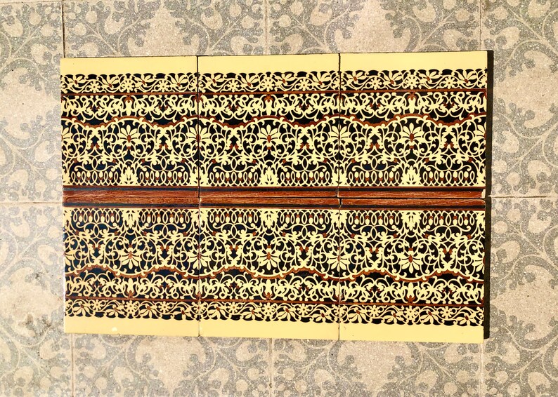 Original Art Deco tiles – 6 pcs, photo 4 of 8