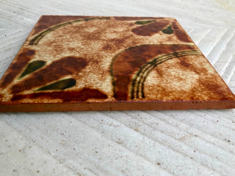 Spanish MCM vintage Fat Lava tile from the 70s, photo 5 of 10