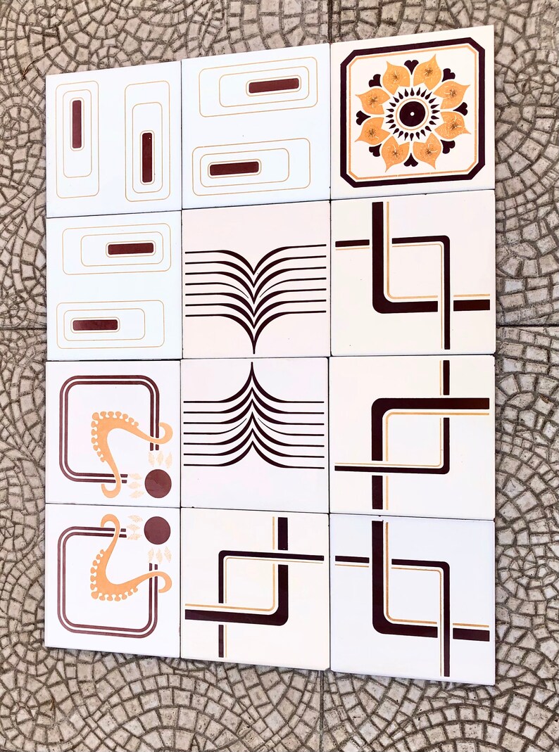 12 Spanish vintage tiles from the 60s - 70s, photo 4 of 10
