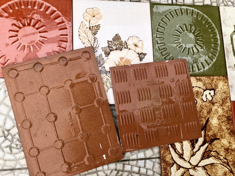 20 Original vintage tiles from the 60s - 70s, photo 3 of 10