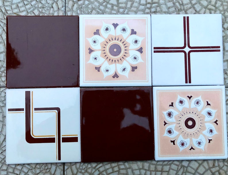 6 Spanish vintage tiles from the 60s - 70s, photo 1 of 10