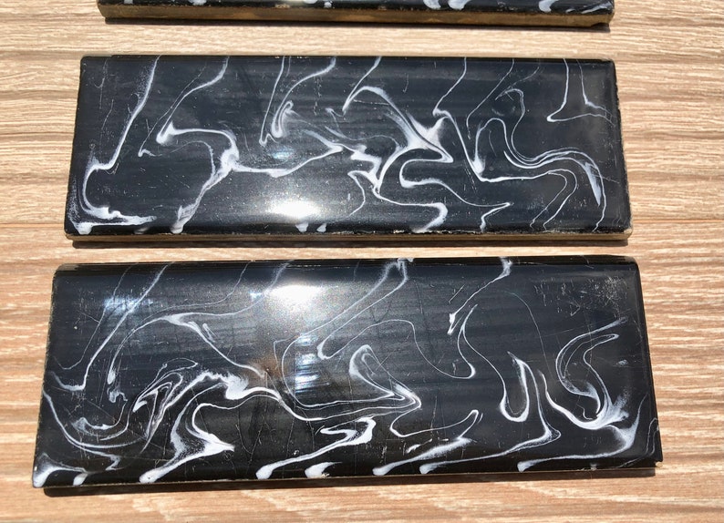 5 Black vintage border tiles, photo 7 of 10