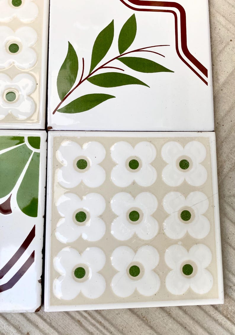 Vintage tiles from Spain – 6 tile mural, photo 4 of 10