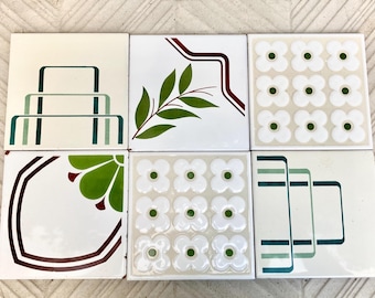 Vintage tiles from Spain – 6 tile mural