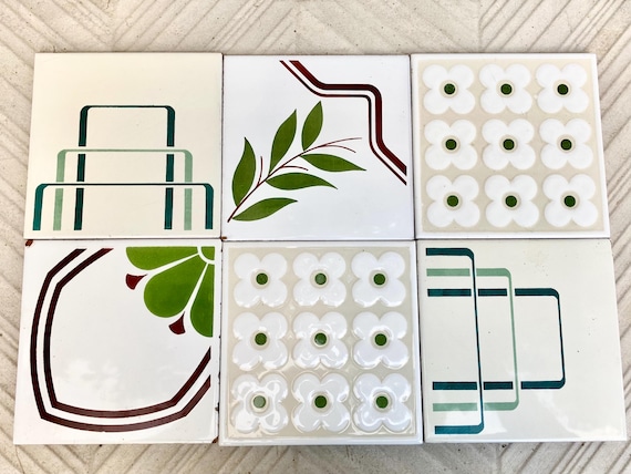 Vintage tiles from Spain – 6 tile mural