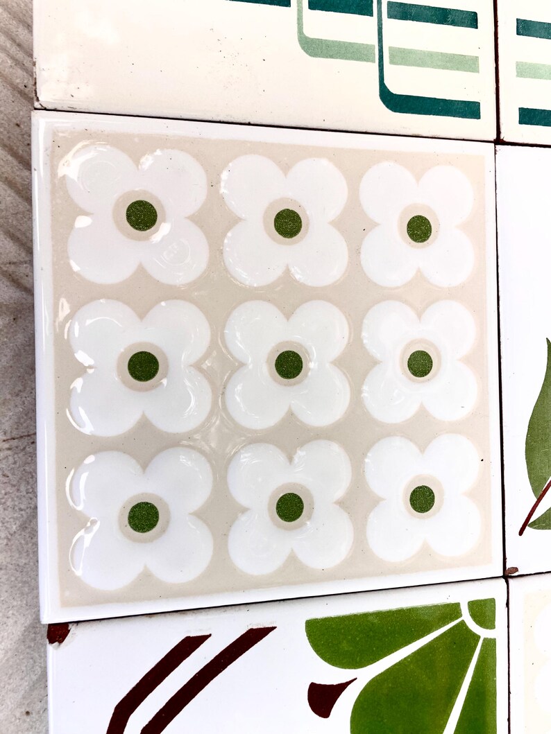 Vintage tiles from Spain – 6 tile mural, photo 6 of 10