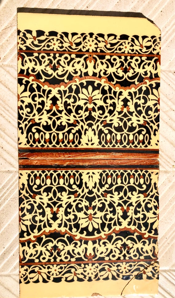 Original Art Deco tiles – Vintage hand painted Spanish tiles from the 20s