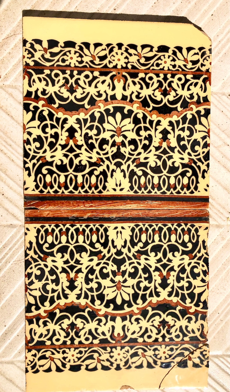 Original Art Deco tiles – Vintage hand painted Spanish tiles from the 20s, photo 1 of 8