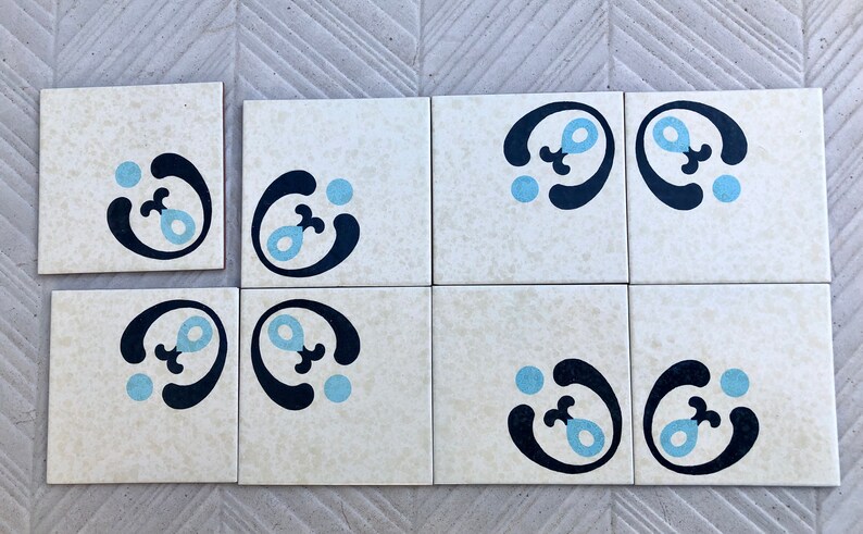 Spanish vintage tiles – 4 pc mural, photo 7 of 9