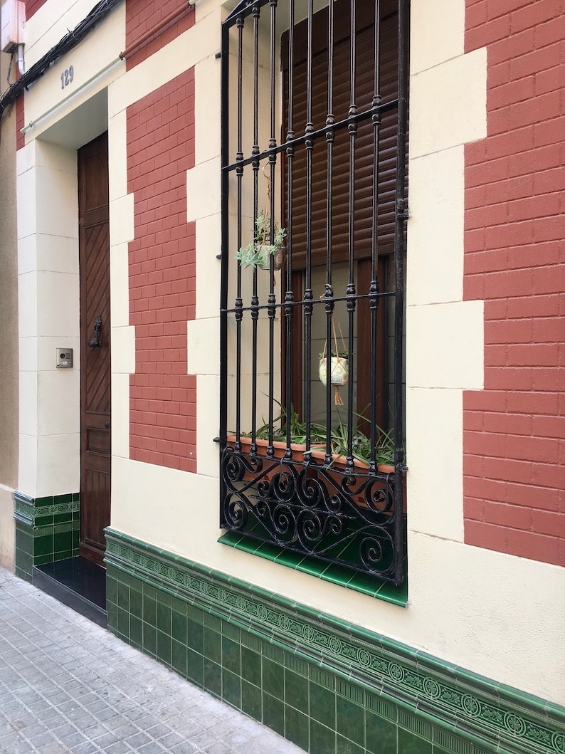 10 Yellow Art Nouveau style tiles, photo 7 of 7