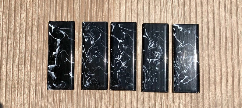 5 Black vintage border tiles, photo 5 of 10