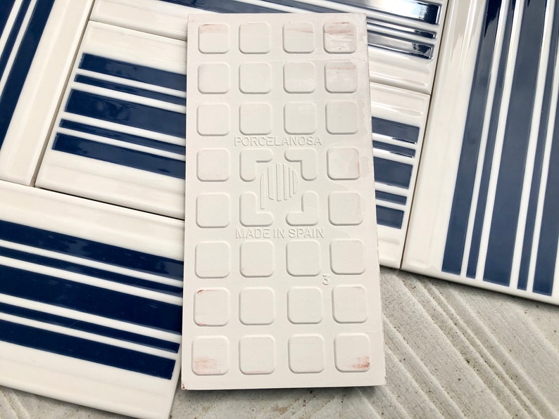 Spanish 60s 70s vintage tiles Unused — set of 6, photo 8 of 10