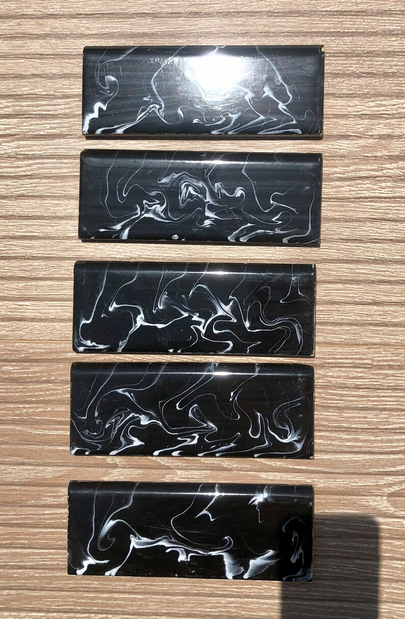 5 Black vintage border tiles, photo 8 of 10