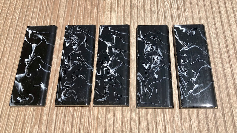 5 Black vintage border tiles, photo 6 of 10