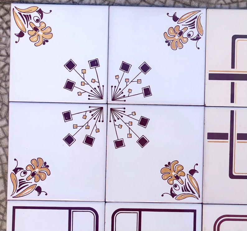 24 Spanish vintage tiles from the 60s - 70s, photo 8 of 9