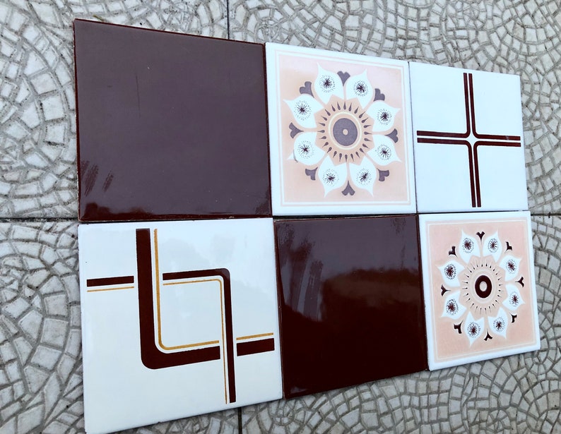 6 Spanish vintage tiles from the 60s - 70s, photo 4 of 10