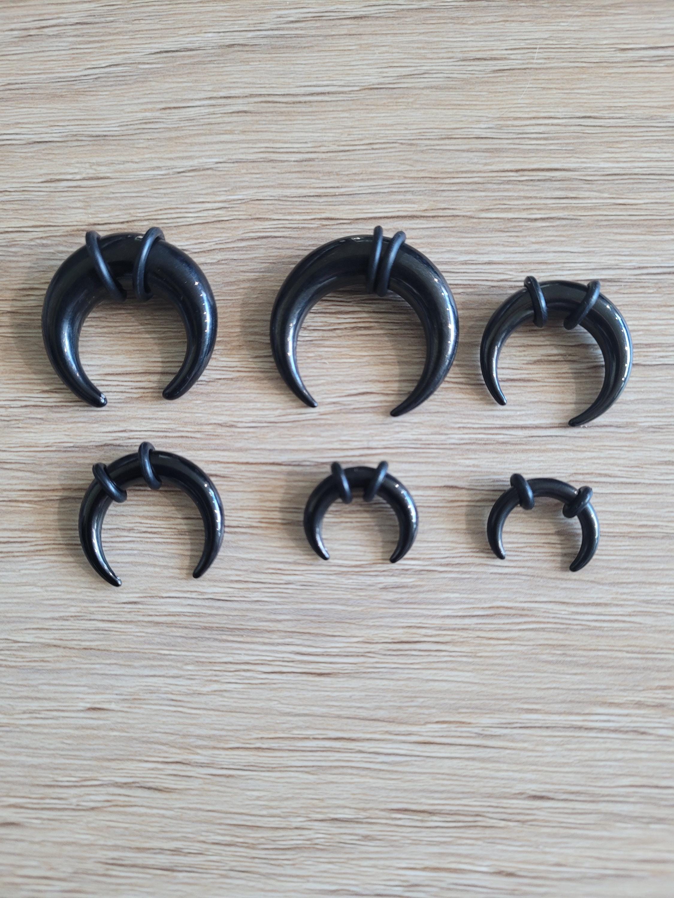 Spiralini In Acciaio Chirurgico Per Orecchie | Pair Rainbow Steel Ear Plugs Tunnels Tapers Pinchers