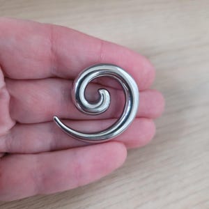 1g 7mm Black Tunnels Steel Tapers Plugs Ear Gauges 1 Gauge Pairs