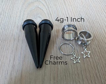 LongBeauty 10 Pairs Soft Silicone Flesh Tunnels & Plugs – Ear Gauges & Earskins 2g To 1 Inch