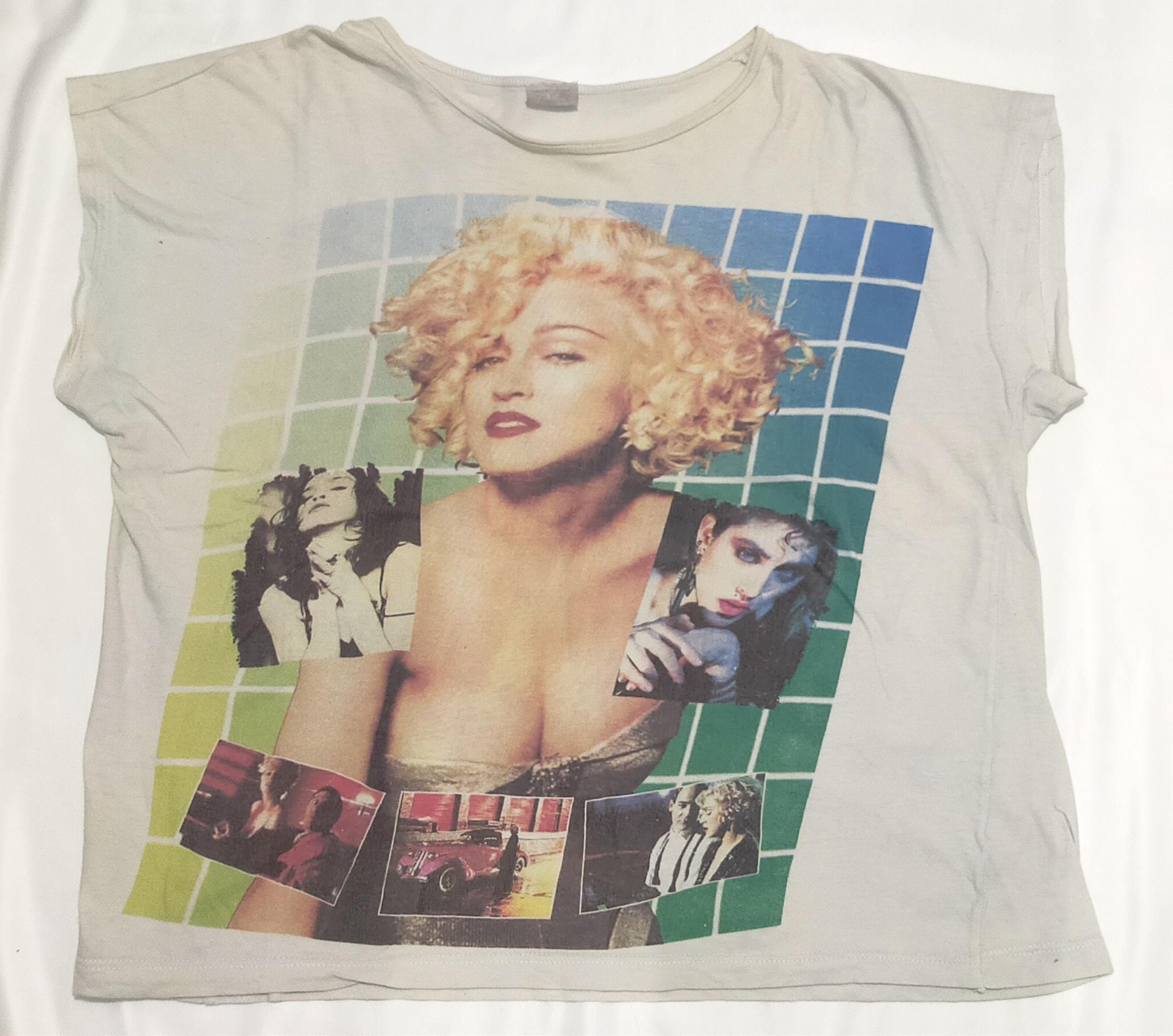 Madonna Like a Virgin Tour Tshirt - Etsy Madonna Like a Virgin Tour Tshirt - Etsy