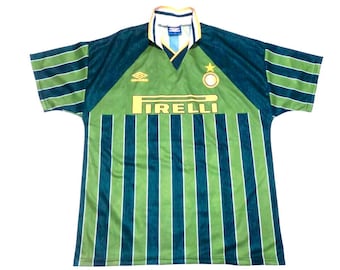 Vintage Inter Milan FC 1995-96 Third Tshirt Umbro XL Shirt