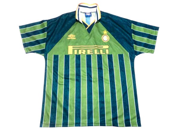 Vintage Inter Milan FC 1995-96 Third Tshirt Umbro XL Shirt