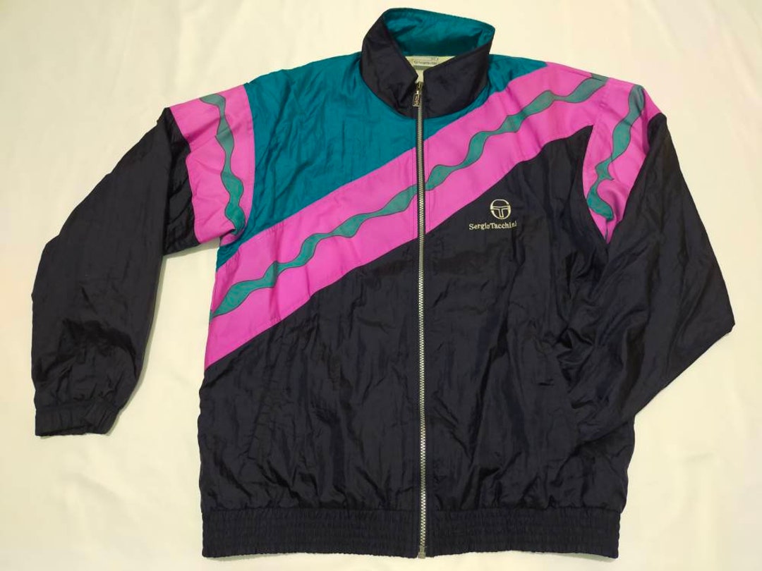 90s イタリア製　セルジオタッキーニ　古着　トラックジャケット　ヴィンテージ 中古・古着通販】Sergio Tacchini (セルジオタッキーニ