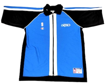 Vintage 90s Orlando Magic Warm Up Jacket Shooting Official NBA Polyester
