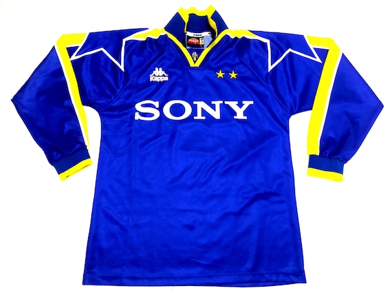 Vintage 90s Juventus Long Sleeve Away Shirt 1996/97 Kappa Medium