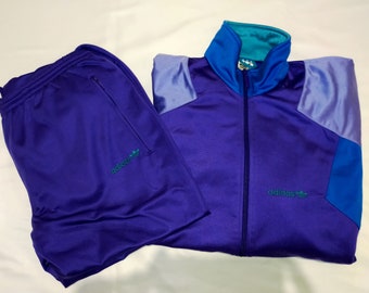 Vintage 80s Adidas Tracksuit Size M 5 174