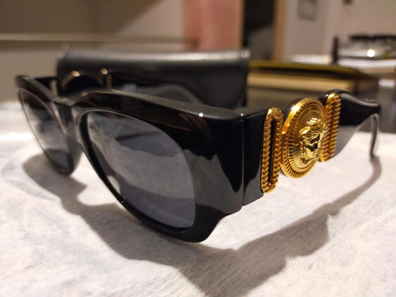 Vintage 80s Versace Sunglasses MOD 413/A COL 852 NOS With  display picture 1