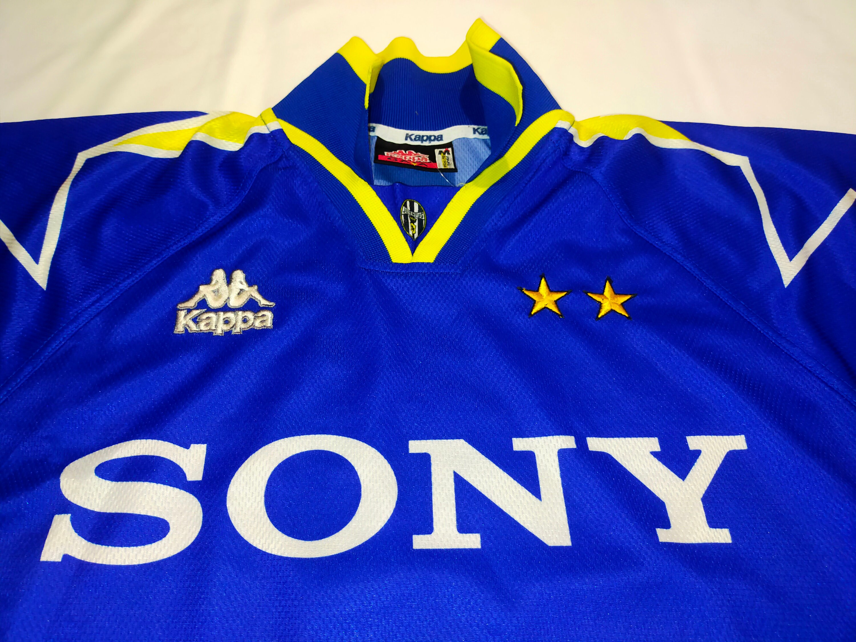 Vintage 90s Juventus Long Sleeve Away Shirt 1996/97 Kappa Medium