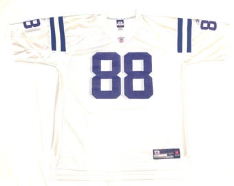 Vintage Indianapolis Colts XL Marvin Harrison #88 Reebok Polyester Autentisk NFL Amerikansk Fotboll Super Bowl