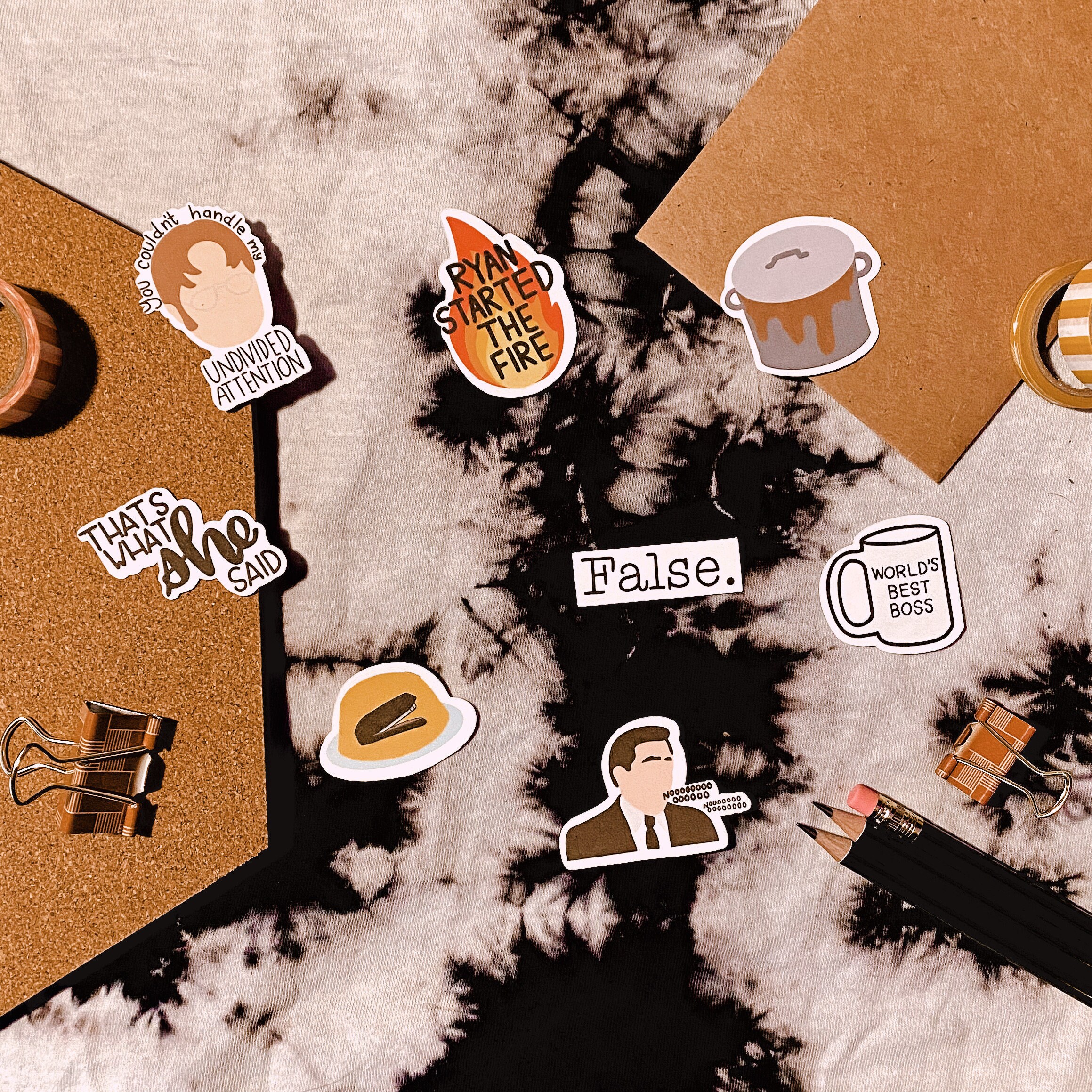 the office sticker pack etsy
