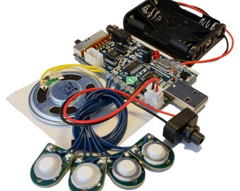 300 Second Windows 10 Compatible Sound Module for Cosplay and Halloween with Light Sensor and Buttons