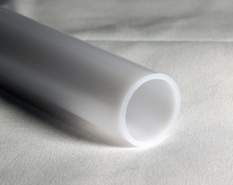 1&quot; OD Translucent White Polycarbonate Tube (Thin Walled)