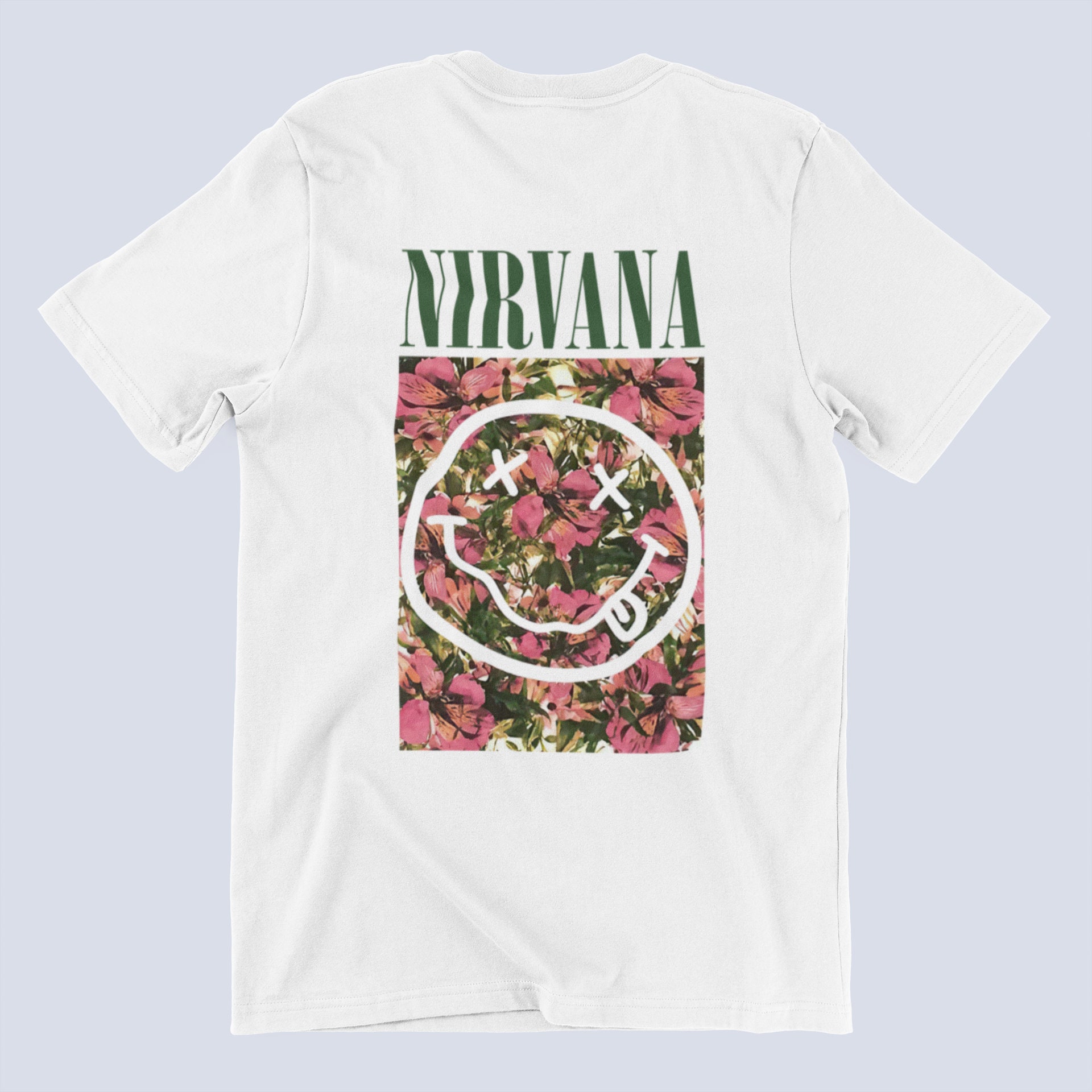 nirvana flower shirt