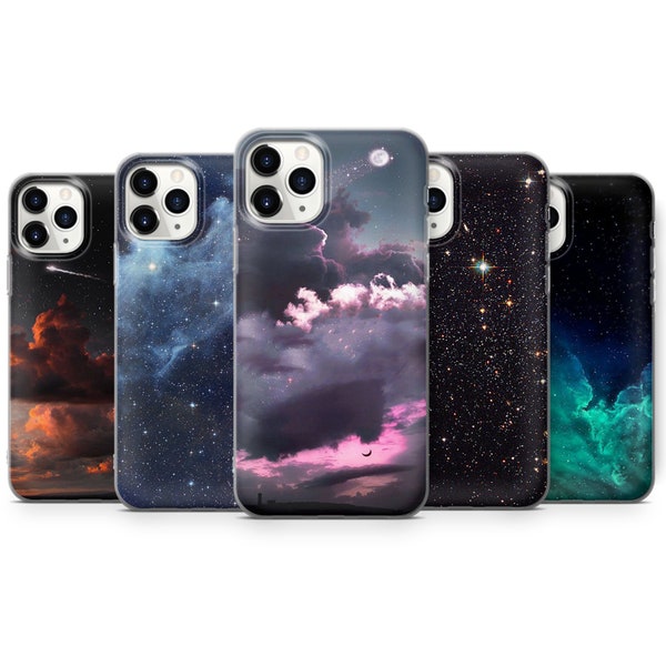 Night sky stars, Galaxy phone case cover for iPhone 7,8+,XS,XR, 11,12,13 Pro & Samsung S10, S20, S21, A40, A50, A51, Huawei P20 Lite,P30 Pro