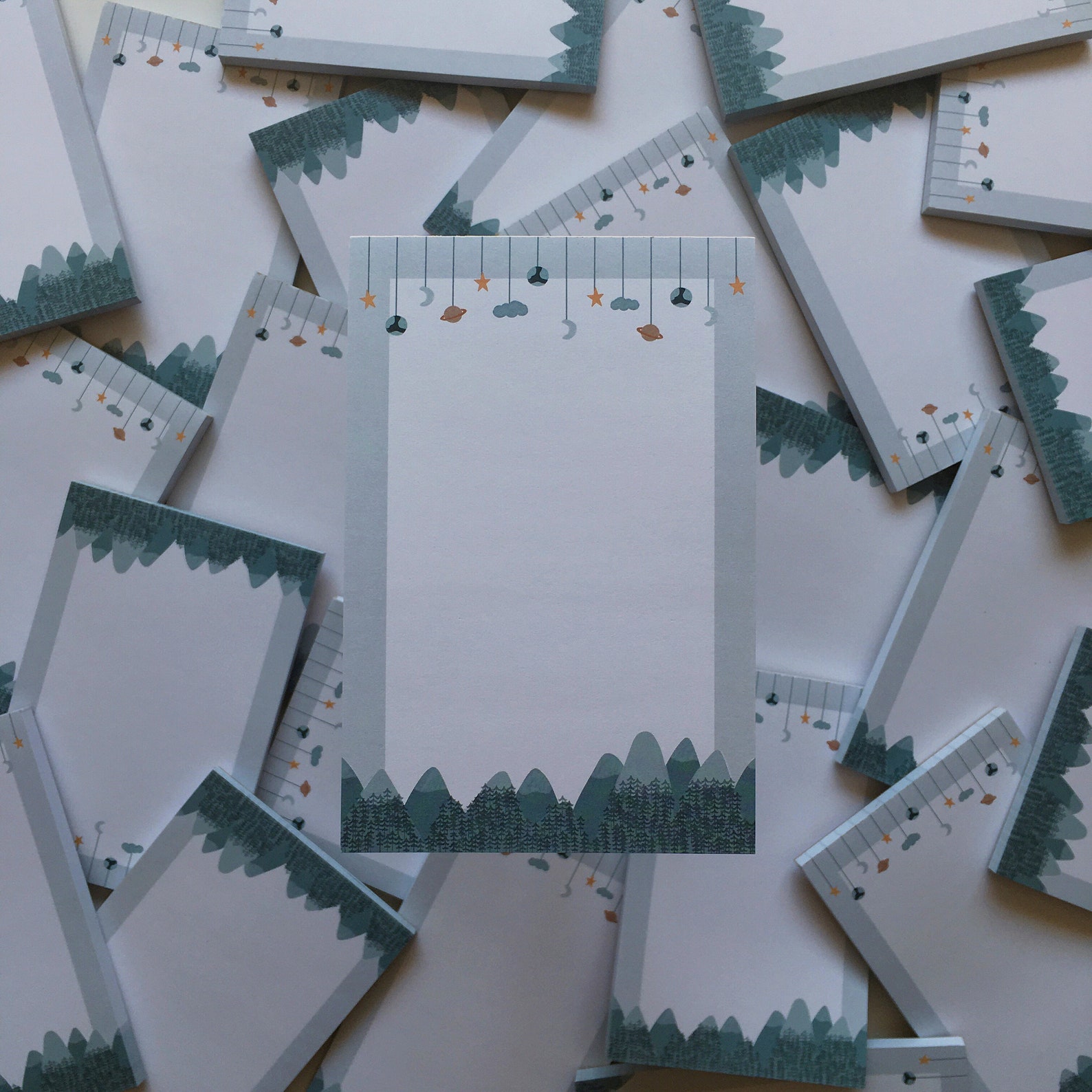 Mountain Sky Notepad Organization, to Do List, Blank Notepad, Adventure ...