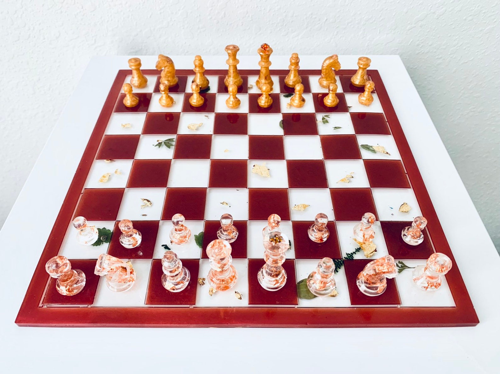 Stampi Per Scacchi In Resina Epossidica - Set Completo Con Scacchiera E 16 Pezzi 3D | Ideale Per Fai Da Te E Regali - Foto 7