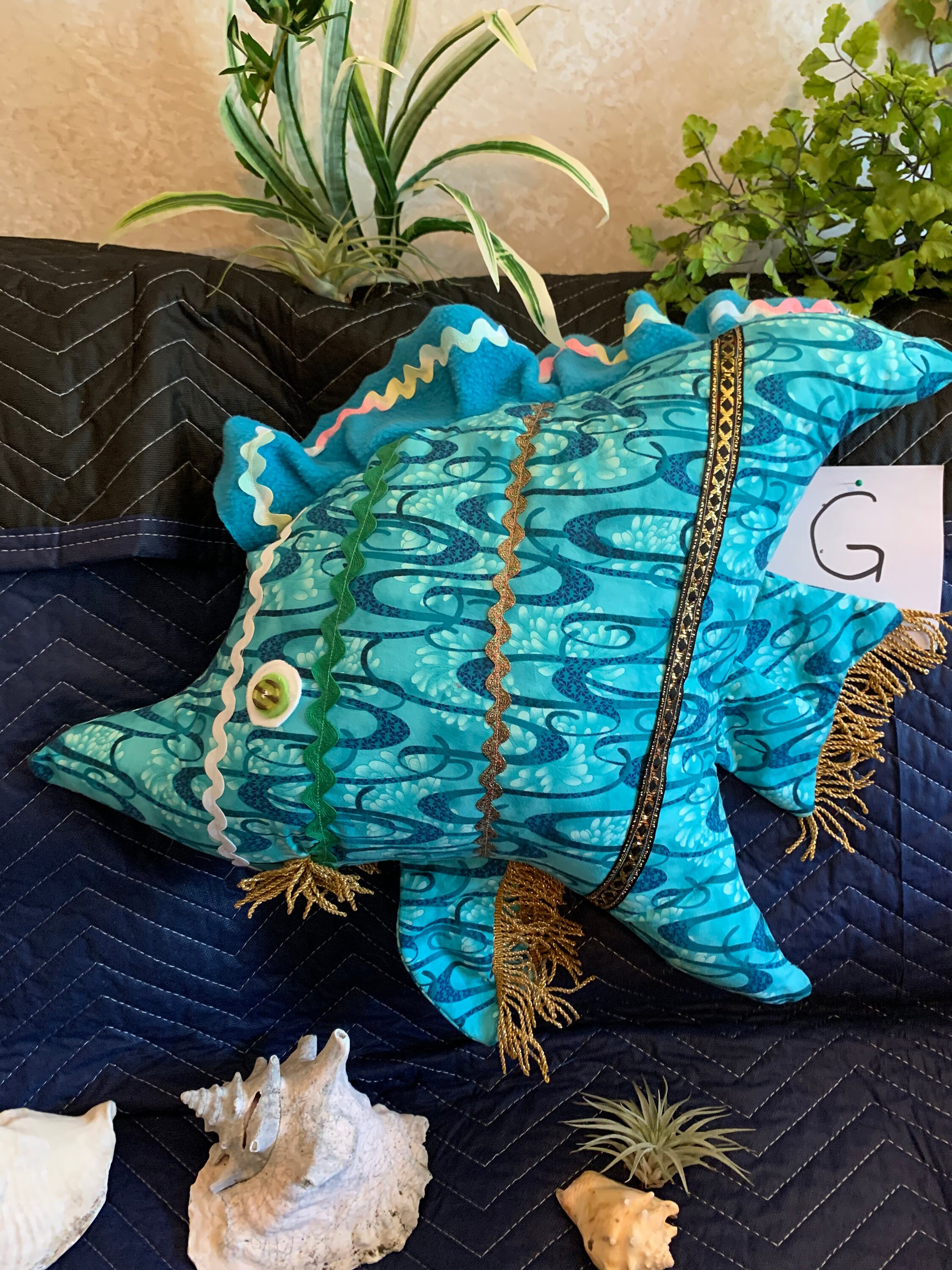 Fish Pillows Great for Beach House Etsy