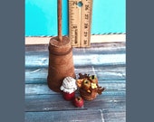 1 12 miniature butter churn, dollhouse fall miniatures set, fall dollhouse decorations, 1 12 dollhouse furniture, wooden butter churn