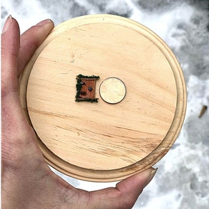Miniature 1:12 scale dollhouse fairy door, 1/12 scale miniature door, tiny fairy door, tiny fairy garden, dollhouse toy, dollhouse miniature