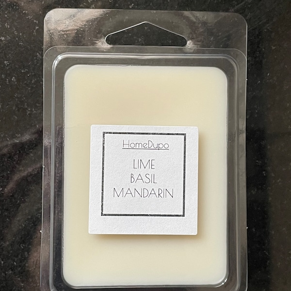 Lime Basil Mandarin Candle Etsy